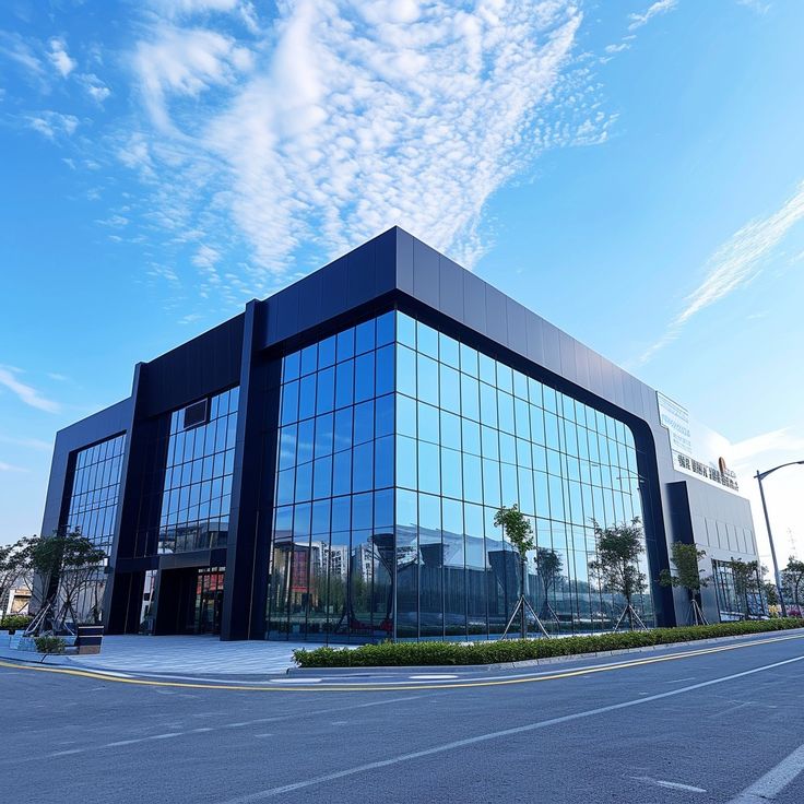 🏗️ revolutionizing auto retail in the usa with a modern steel 4s shop! 🏗️